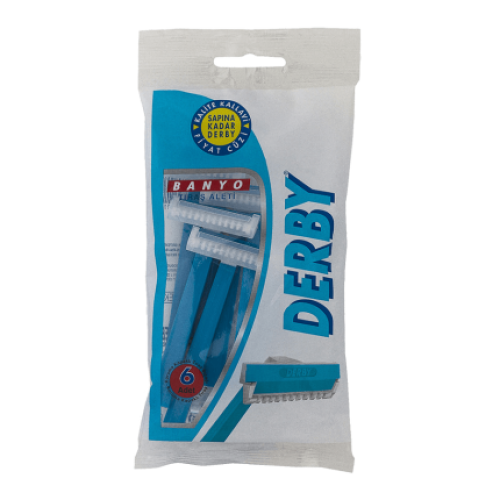 Derby Tıraş Bıçağı Banyo 6'lı