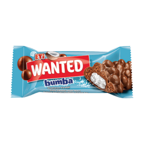 Eti Wanted Bumba Bar Çik.Hin.Ceviz. 40 G